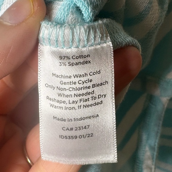 T by Talbots Striped Terry Pullover - Picture 5 of 5